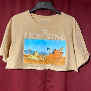 Disney medium The Lion King crop top